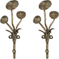 SOFFEE DESIGN 2pcs Metal Gold Coat Hooks by SOFFEEDESIGN