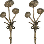 SOFFEE DESIGN 2pcs Metal Gold Coat Hooks by SOFFEEDESIGN