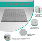 Peg Board, 4 Pack Metal Pegboard Panels Grey Pegboards Wall Organizer - Image 6