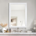 32" x 40" Rustic Wooden Framed Wall Mirror by nolsia