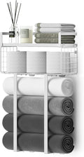 Towel Racks for Bathroom, Bathroom Shelf Over Toilet, Floating Shelves by XstydesDreamworks