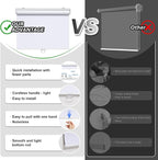 AOSKY Cordless Roller Shades Blackout Blinds - Image 3