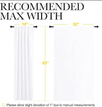 NICETOWN Bedroom Window Curtain Panels - Image 8