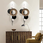 HEBOIX Large Metal Wall Decor Modern Metal Wall Art 3D Wall Sculptures Handmade - Image 2