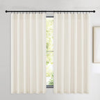NICETOWN Luxury Velvet Curtains 63 inches, Sound Reducing Heavy Matt Solid Rod - Image 2