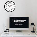AKCISOT 12 Inch Wall Clock Silent Non-Ticking Modern Wall Clocks Battery - Image 6