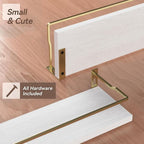 RICHER HOUSE Bathroom Shelves, Small Floating Wall Shelf - Image 4