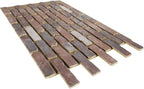 EverStone Aged Brick Faux Brick Panel, 46 7/8"W x 27"H x 1 1/4"D, Smokey Rose - Image 6