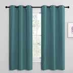 NICETOWN Kitchen Blackout Curtains 48 inches Long, Thermal Insulated Solid by NICETOWN