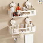 Voldra Shower Caddy Suction Cup, Shower Shelves by VOLDRA