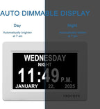 TROCOTN Dementia Clocks, Large Display Calendar Alarm Clock - Image 5