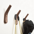 COCOYA 4Pack Wood Hooks Wall Mounted, Minimalist Easy Install Natural Real - Image 4