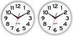 HIPPIH Wall Clock 2 Pack, 10 Inch Modern Wall Clocks Battery Operated, Non by HIPPIH