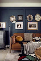 Safiyya 393"x17.7" Dark Blue Peel and Stick Wallpaper Contact Paper Solid Color - Image 5