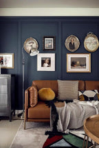 Safiyya Peel and Stick Wallpaper Dark Blue Contact Paper Solid Color Decorative - Image 3