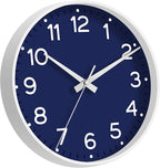 Roymnie Wall Clock, 10 Inch Silent Wall Clocks Battery Operated-Modern Non - Image 8
