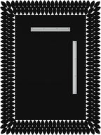 Kelly Miller 30"x40" Jeweled Bathroom Wall Mirror, Large Rectangle Decorative - Image 6