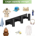 Wall Mounted Coat Rack-3 Hooks, Heavy Duty Stainless Steel Wall Hooks - Image 7