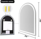 Arched LED Bathroom Mirrors - Image 8