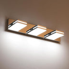 SineRise LED Modern Bathroom Vanity Light Fixtures, Chrome Modern Acrylic - Image 2