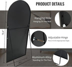 Beauty4U 76" x 37" Arched Full Length Mirror - Image 3