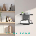 WALI Floating TV Shelf, 2 Tier Projector Shelf - Image 3