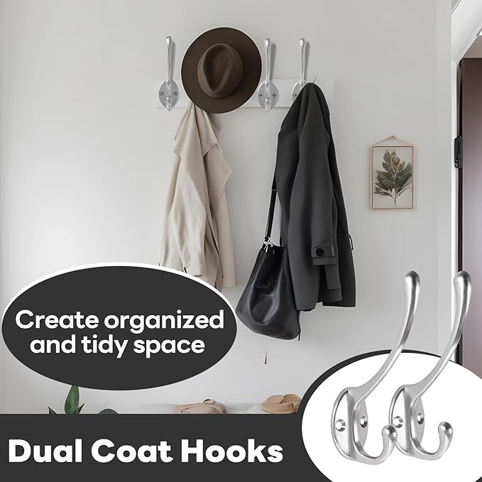 Wall Hooks for Hanging, for Living Room, Bedroom for Towel - Image 4