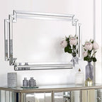 Rectangular Large Decorative Wall Mirror - Image 7