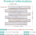Commomy 3D Peel and Stick Brick, Ultralight Thin PVC Faux Brick Wall Panels - Image 5
