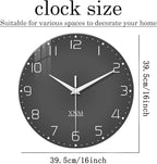 XNM Minimalist Large Clocks for Living Room Round Wall Clock Battery Operated - Image 5