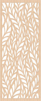 Ortonville Decorative Pierced Fretwork Wood Wall Panels, 33 3/8"W x 84 3/8"H x - Image 4