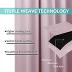 NICETOWN Full Shading Curtains 90" Long 2 Panels Set - Image 6