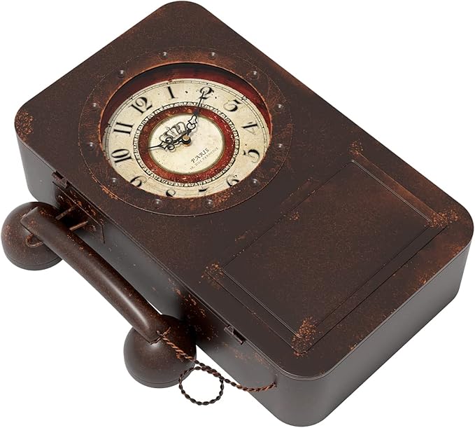 Abdurey Retro Old Telephone Wall Clock - Image 7