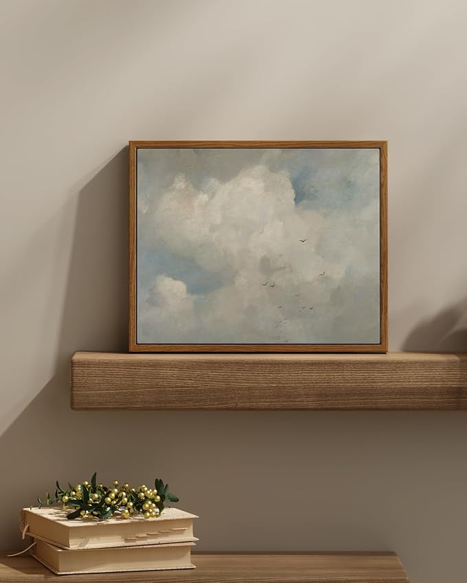 InSimSea Framed Canvas Wall Art Vintage Decor, Home Decor Classical Oil - Image 2