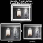 LOAAO 48"X40" LED Bathroom Mirror - Image 6