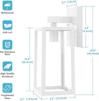 MAXvolador Outdoor Wall Sconce, Large Exterior Waterproof Wall Lantern Light - Image 2