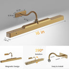 Wireless Picture Light Battery Operated, 13Hrs Service Life Art Display Light - Image 6
