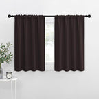 NICETOWN RV Blackout Curtains for Camper Windows, Toffee Brown, Short Blackout by NICETOWN