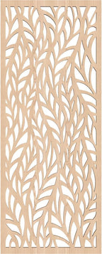 Ortonville Decorative Pierced Fretwork Wood Wall Panels, 15 3/8"W x 39 3/8"H x - Image 2