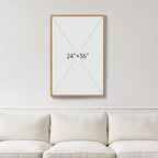 Framed Neutral Abstract Wall Art, Large Modern Canvas Prints Paintings Artwork - Image 3