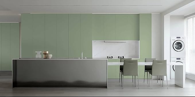 Dimoon 78.7''x17.3'' Green Skin Peel and Stick Wallpaper Contact Paper Modern - Image 6