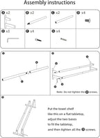 Double Towel Bar, 24Inch Towel Rack - Image 5