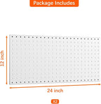 WALMANN Metal Pegboard Panels for Wall Garage Tools Pegboard for Garage - Image 4