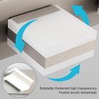 SOLFART LED Modern Bathroom Vanity Lights Over Mirror, Brushed Nickel Vanity - Image 4