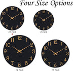 Roymnie Wall Clock, 10 Inch Modern Wall Clocks Battery Operated, Silent Non - Image 5