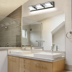 SineRise LED Modern Bathroom Vanity Light Fixtures, Chrome Modern Acrylic - Image 6
