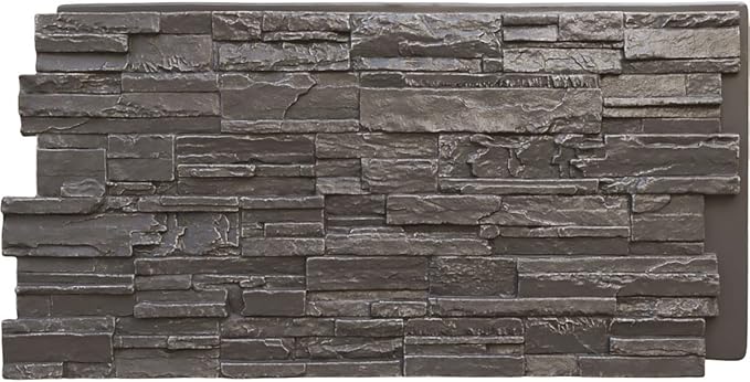 Ekena Millwork 48 5/8"W x 24 3/4"H x 1 1/4"D Cascade Stacked Stone, StoneWall by EkenaMillwork