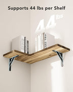 AMADA HOMEFURNISHING Corner Floating Shelves, Shelves - Image 5