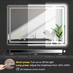 Hivone 60X40 LED Bathroom Mirror - Image 7