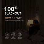 FMFUNCTEX 100% Blackout Beige Curtains - Image 2